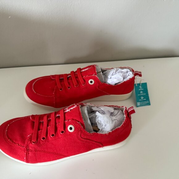 New in Box Vionic PISMO6018M Pismo RED Canvas 8 M - Picture 4 of 7